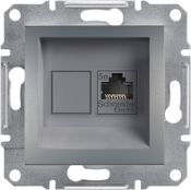 Schneider Electric Gniazdo komputerowe Asfora kat. 5e UTP bez ramki stal (EPH4300162)