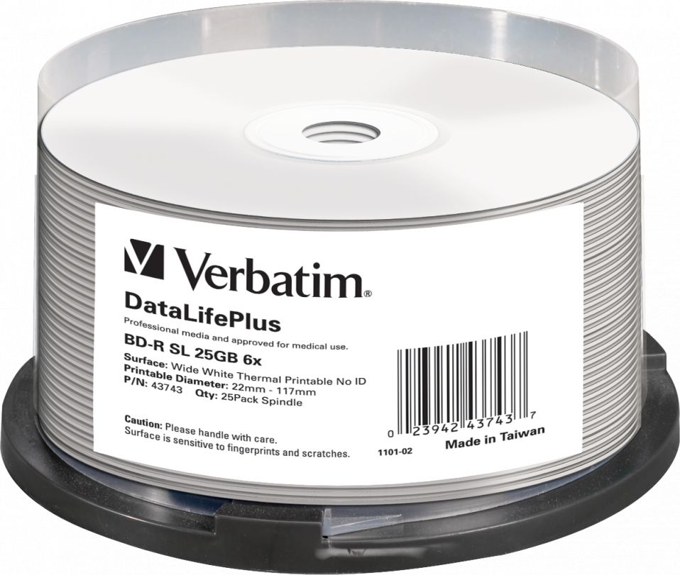 Verbatim BD-R 25 GB 6x 25 sztuk (43743)