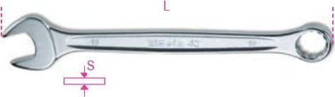 Beta Tools KLUCZ PŁASKO-OCZKOWY 19 MM 42NEW/19 BETA UTENSILI S.P.A.