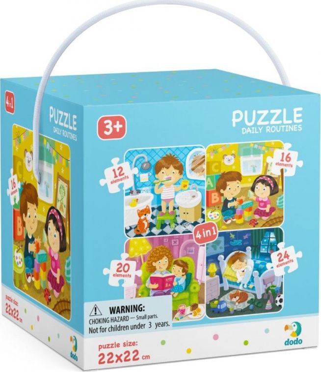 Dodo Puzzle 4w1 Mój dzień