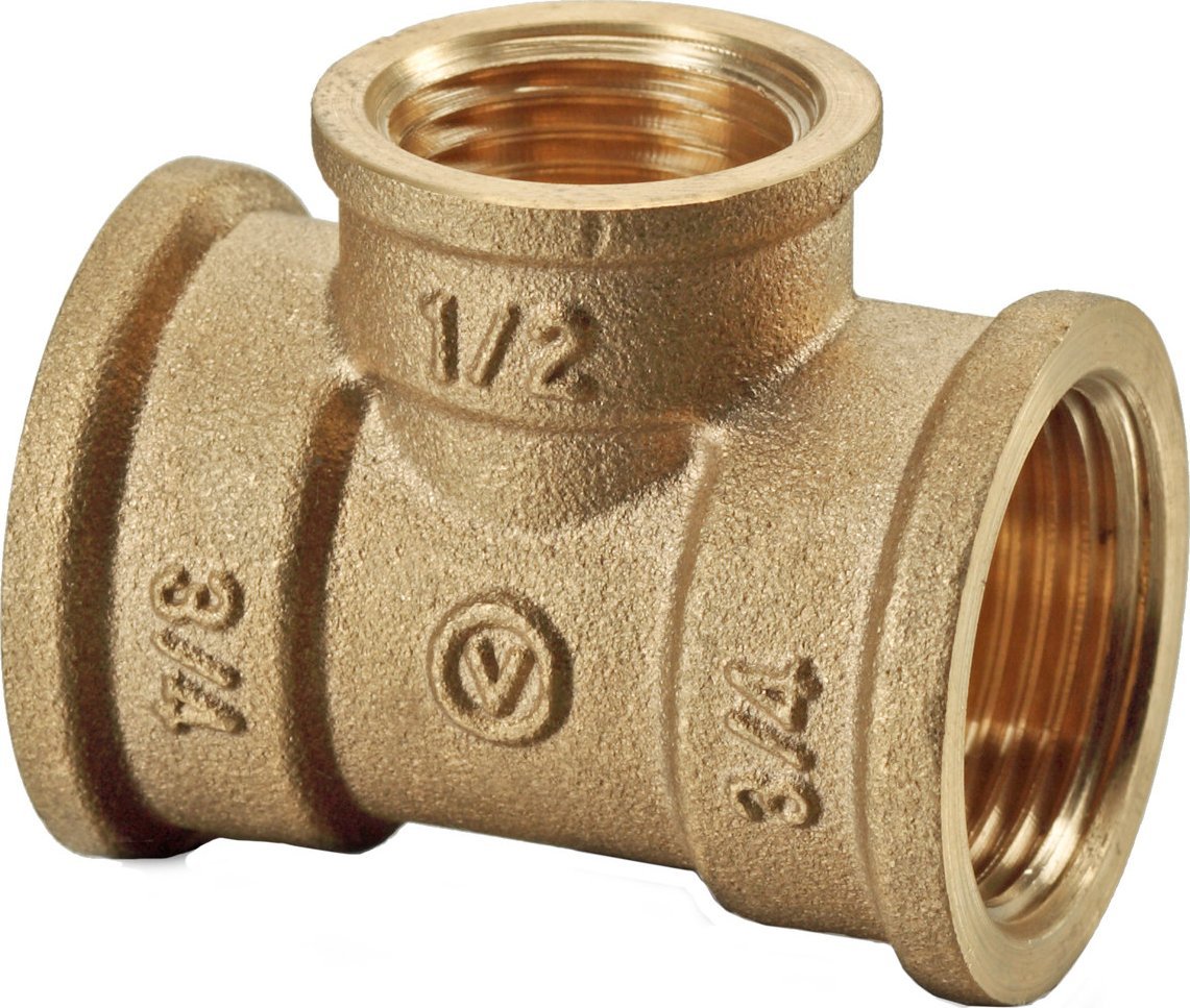 Onnline Trójnik nakrętny redukcyjny śrutowany TWIST 1"-1/2"-1"