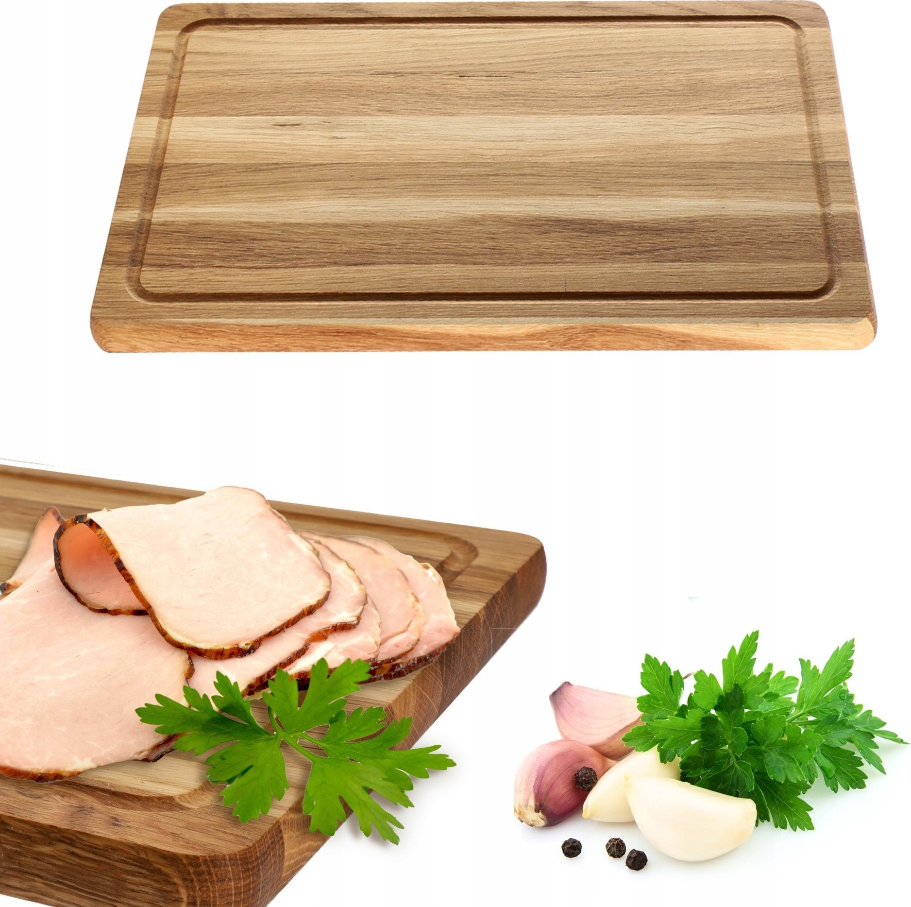 Deska do krojenia Kadax drewniana 24cm