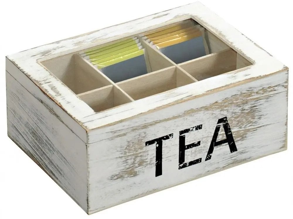 Kesper Pudełko na herbatę drewno paulownia 22x16x9