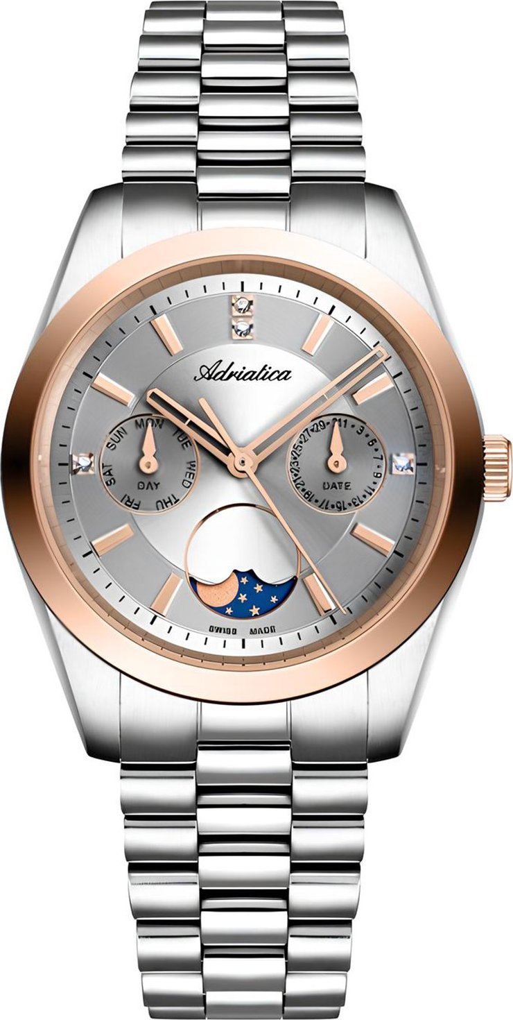 Zegarek Adriatica Zegarek damski Adriatica A3802.R117QF CYRKONIE srebrny