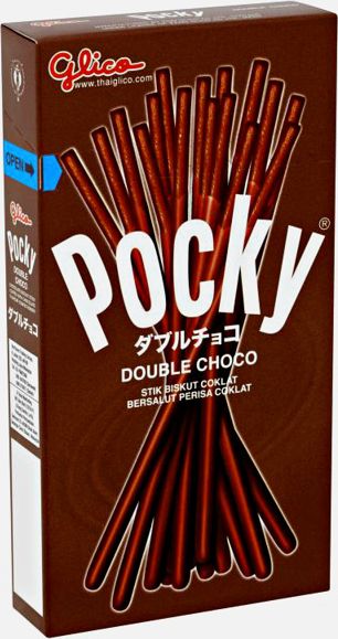 Glico Paluszki Pocky Double Choco 39g - Glico uniwersalny