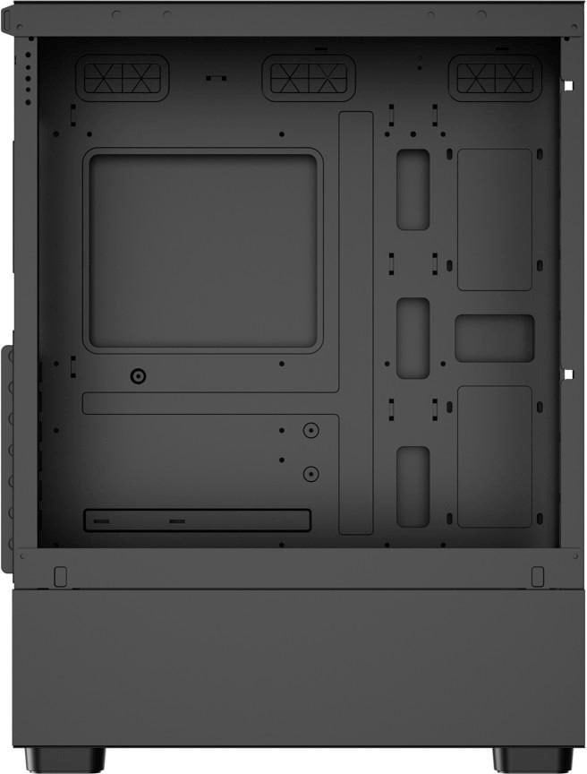 1stCOOL skříň G6 Noble, Mid Tower, ATX, AU, Průhledná Bočnice, 4x 120mm ARGB Fan, Černá
