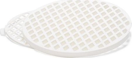 Patisse kształt diamentu 30 cm tworzywo sztuczne białe 2-częściowe