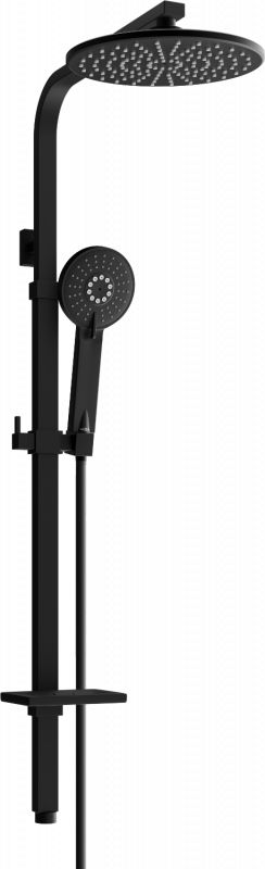 Zestaw prysznicowy Mexen Mexen Q40 kolumna prysznicowa czarna - 798404095-70