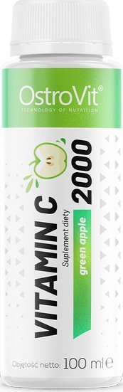 OstroVit OstroVit Witamina C 2000 Shot 100 ml zielonego jabłka one size