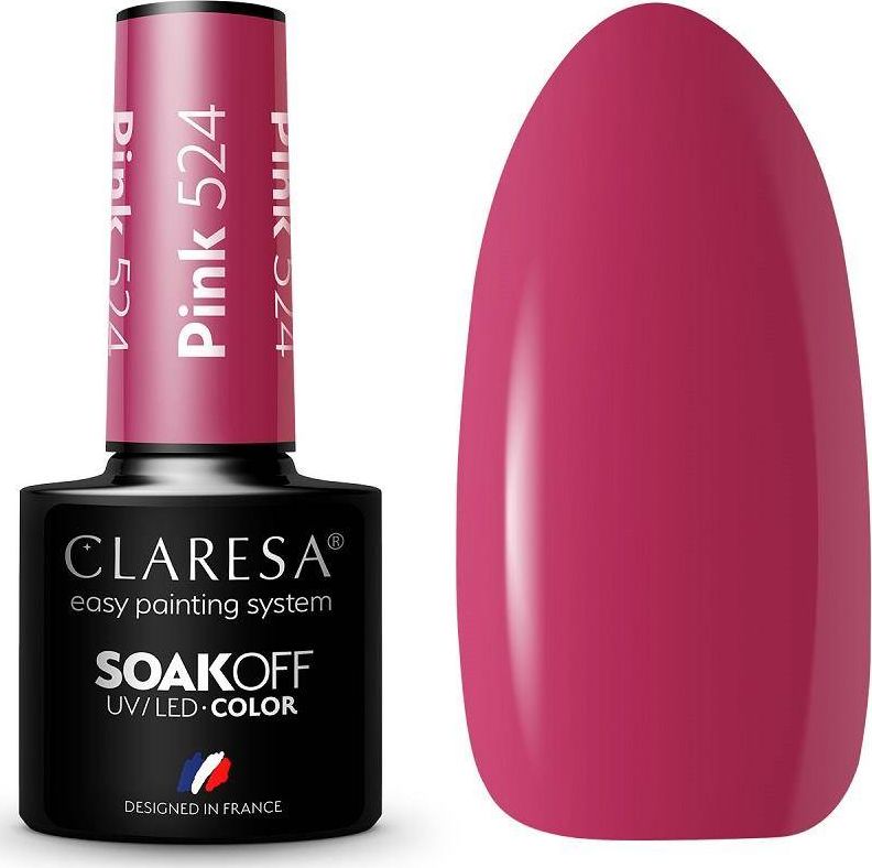 Claresa Claresa Soak Off UV/LED Pink lakier hybrydowy 524 5g