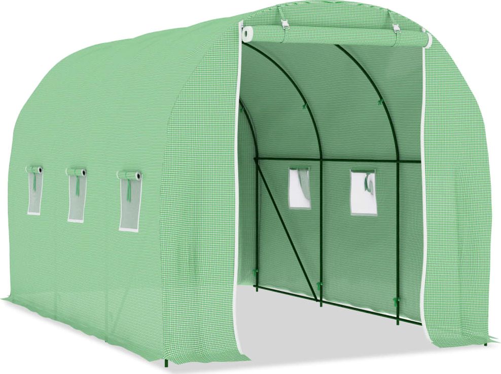 vidaXL Szklarnia 343 cm x 200 cm x 200 cm (48164)
