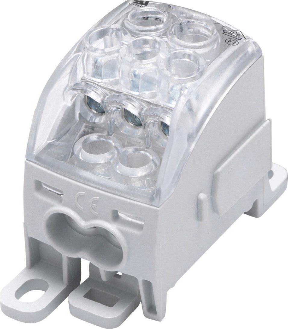 Simet Blok rozdzielczy - uniwersalny Al/Cu SUB 160 (82040) SIMBLOCK szary 81653002