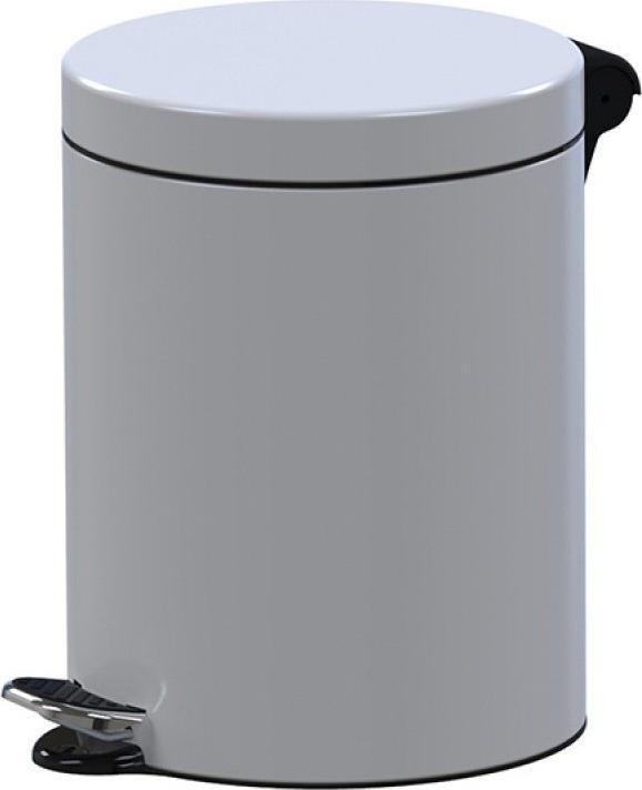 Kosz na śmieci ALDA na pedał biały (AF611E-14)