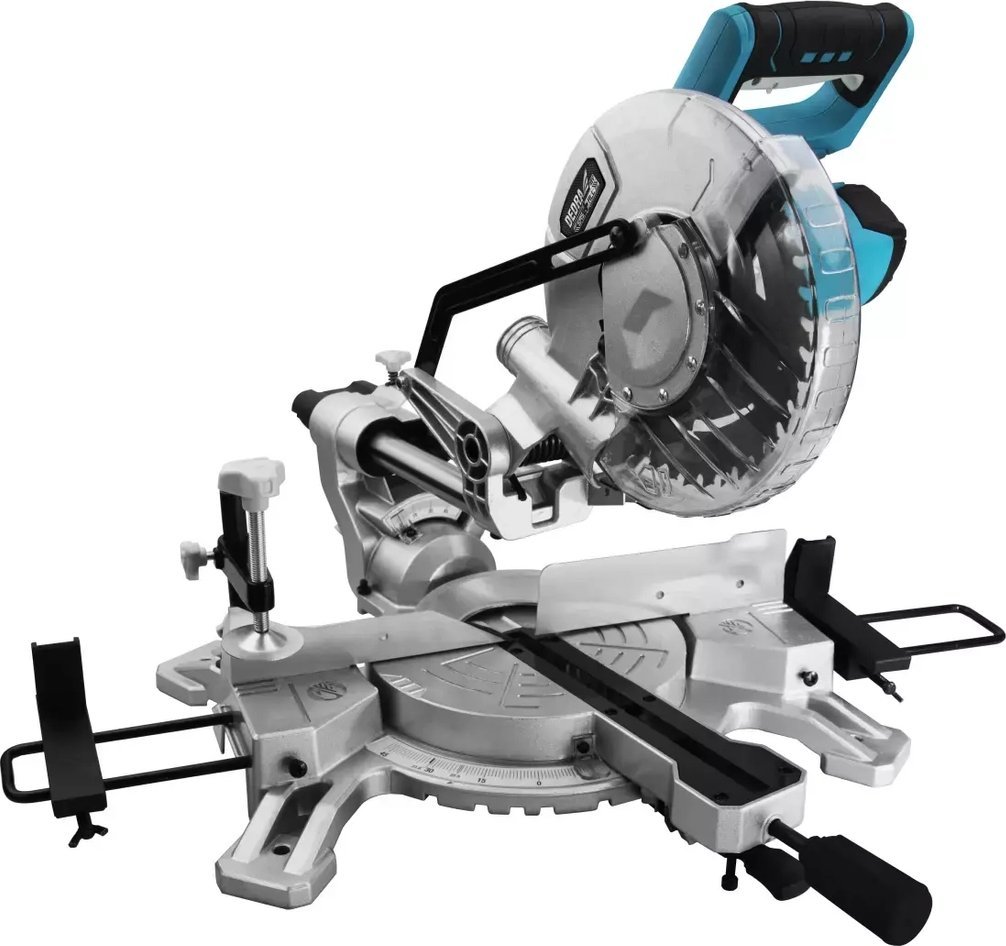 Dedra AKUMULATOROWA PIŁA UKOSOWA Z POSUWEM DEDRA SAS+ALL DED6904 210X1,8X30MM, 33000OBR/MIN, METALOWE PODPORY, 0*-45*, 18V