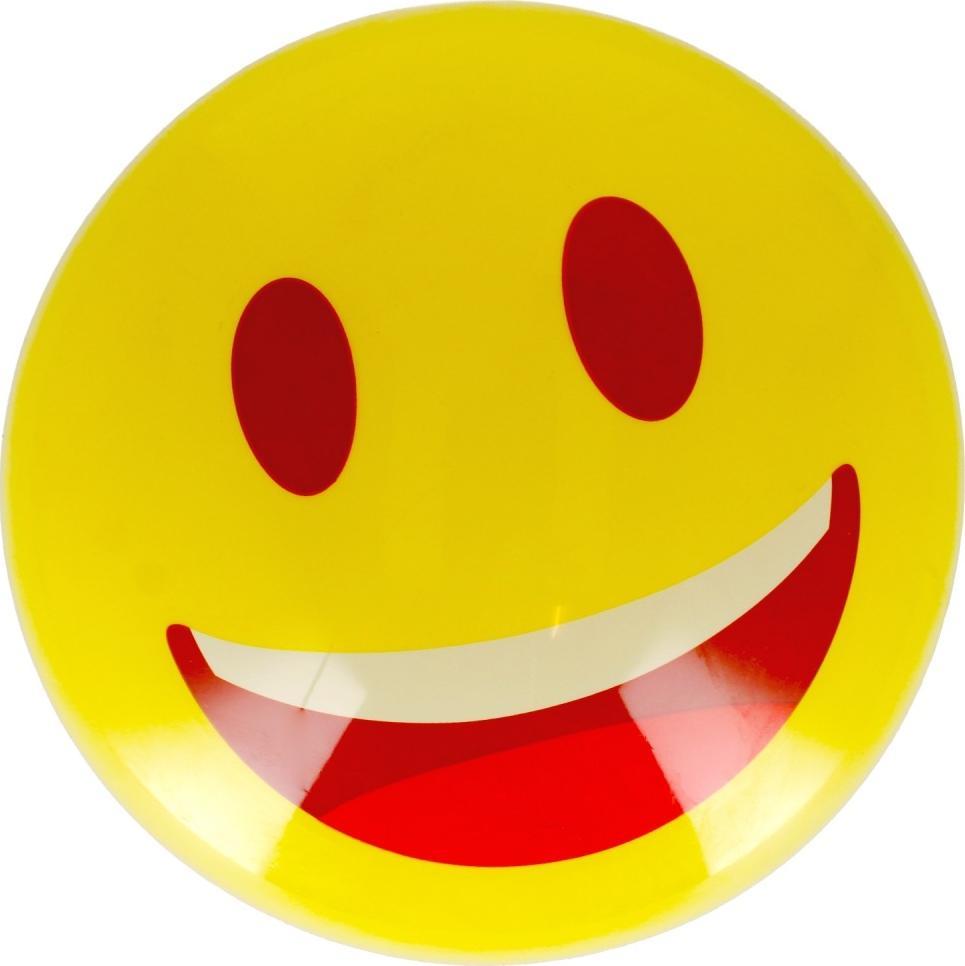 Artyk Piłka gumowa żółta Buźka 23cm Artyk