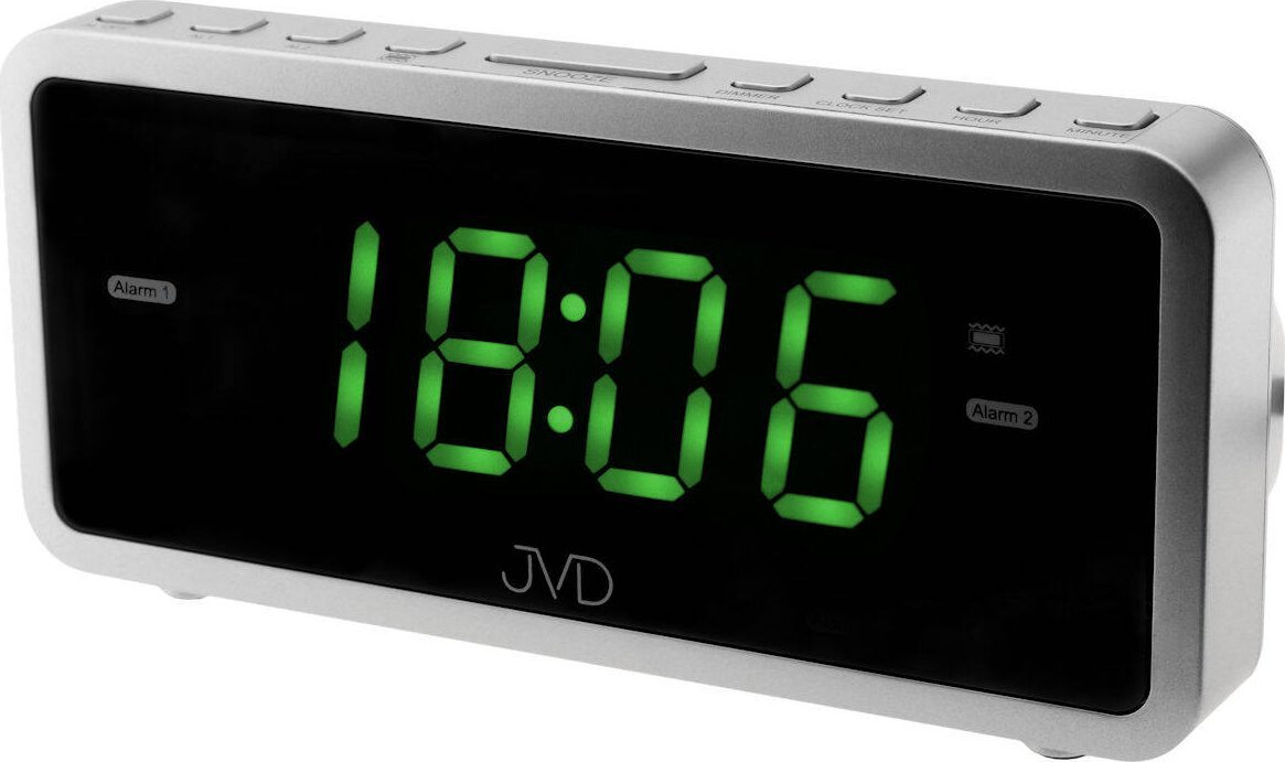 JVD Zegar budzik sieciowy LED JVD SB701.3 z wibracjami