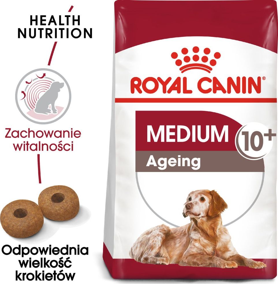 Royal Canin ROYAL CANIN Medium Ageing 10+ 2x15kg karma sucha dla psów dojrzałych po 10 roku życia, ras średnich