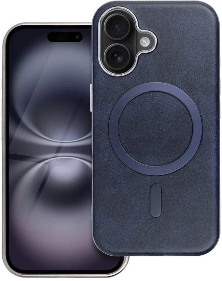 Futerał GENTLEMAN MAG COVER kompatybilny z MagSafe do IPHONE 15 PRO MAX granatowy