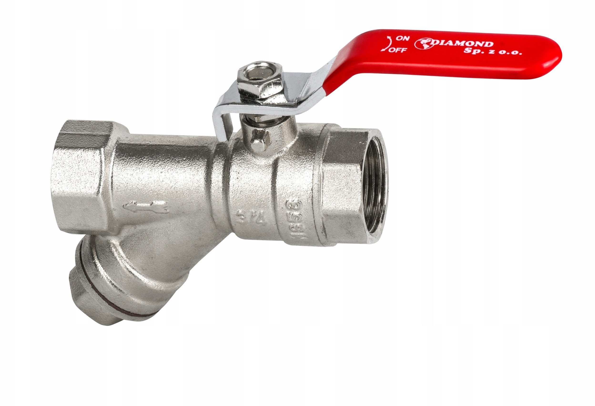 Diamond kurek kulowy DN 20 z filtrem skośnym i dławikiem ART.17 D-20