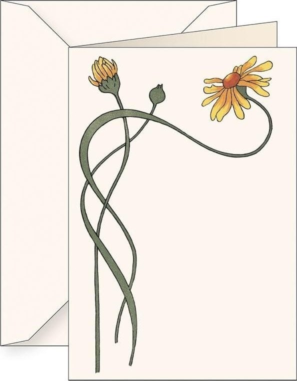 Teka Karnet B6 + koperta 5578 Żółty kwiat