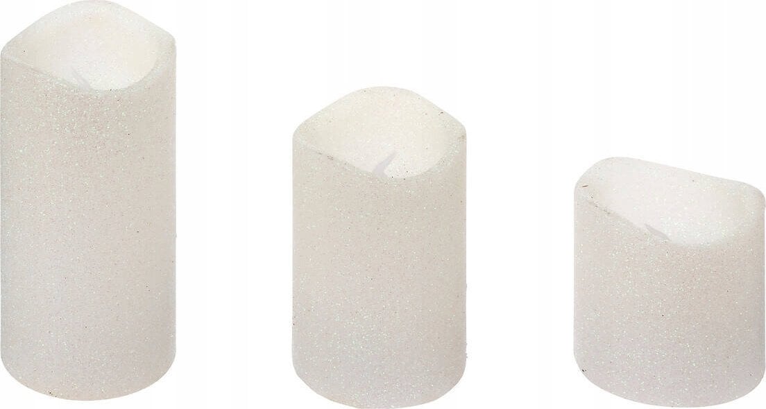 Atmosphera Zestaw świec LED w różnych rozmiarach, 3 sztuki