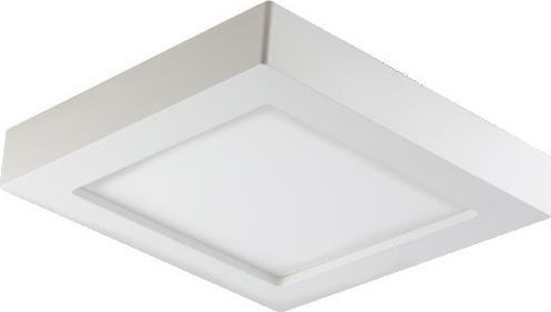Lampa sufitowa Orno LETI LED 24W, oprawa downlight, natynkowa, kwadratowa, 1900lm, 3000K, biała, wbudowany zasilacz LED,AD-OD-6075WLX3