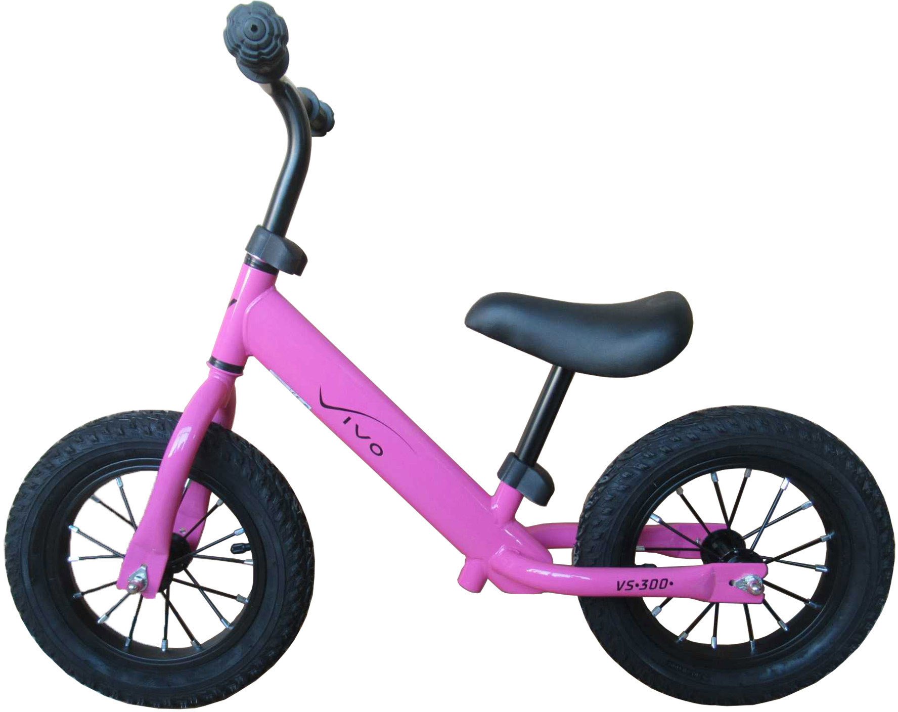 Rowerek biegowy Vivo VS300 12" pompowane koła pink Uniwersalny