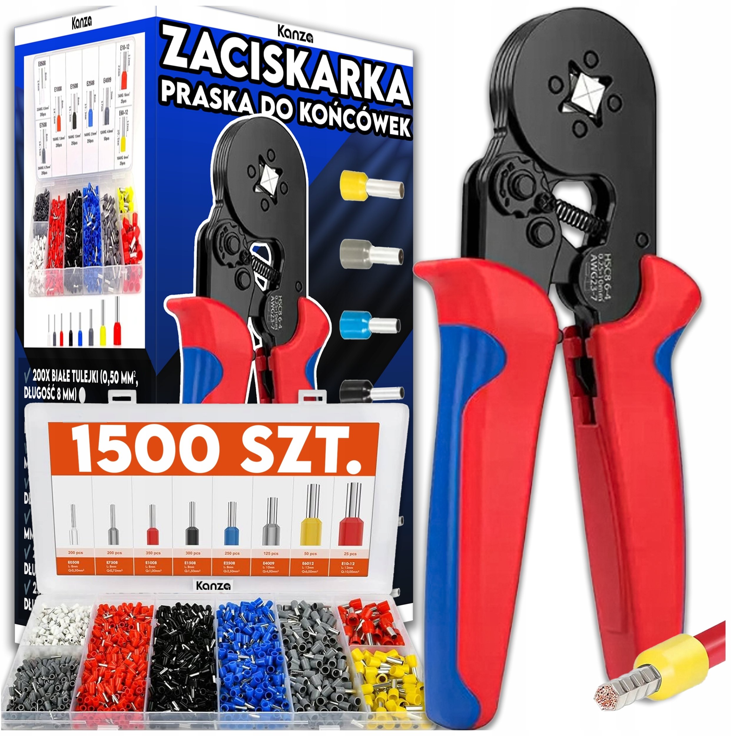 Hitbaits PRASKA ZACISKARKA 1500 TULEJEK KANZA