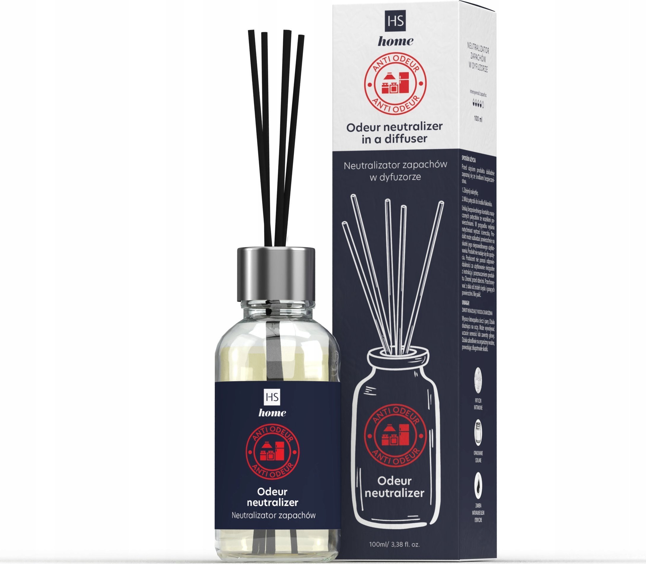 Dyfuzor zapachowy HISKIN_Home neutralizator zapachów w dyfuzorze Kuchnia 100ml