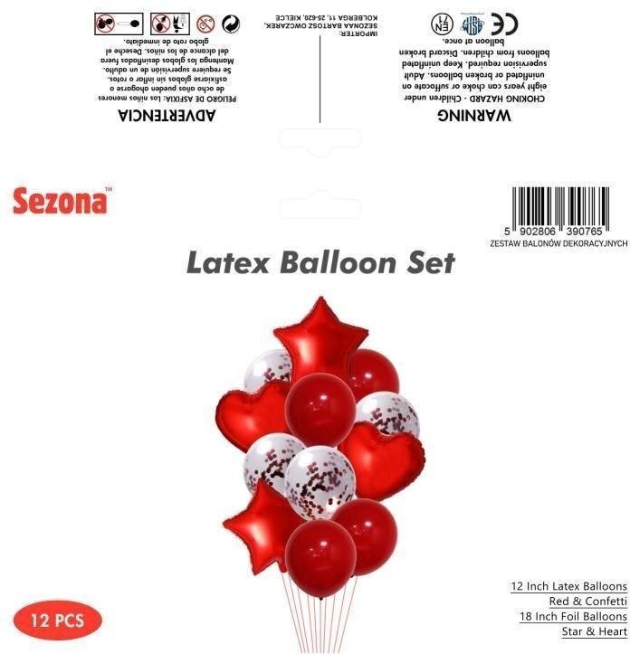 Balony Serce 12szt
