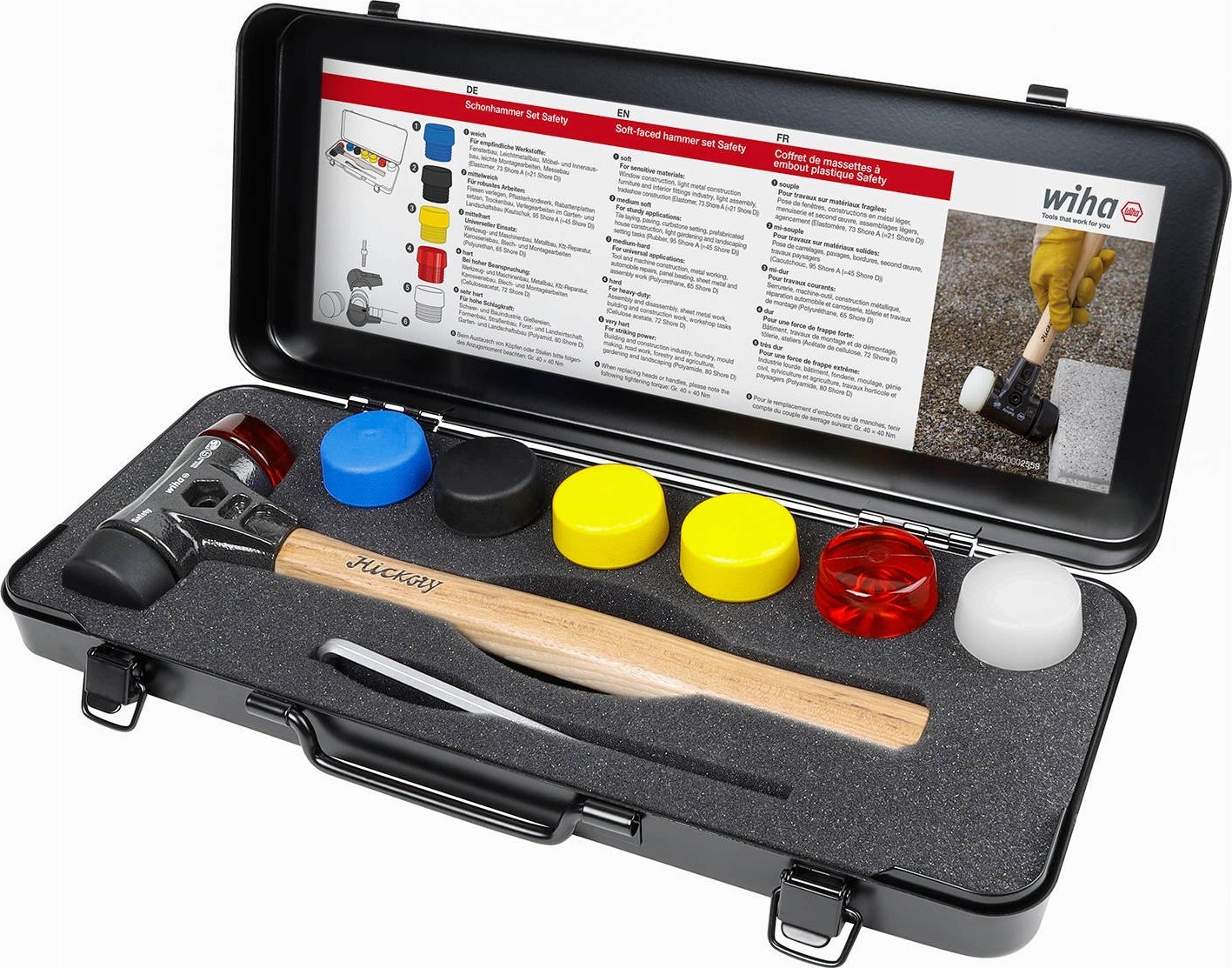 UN MÅOTEK Z MIÄKKIM OBUCHEM ZESTAW SAFETY 8 CZ., KASETA