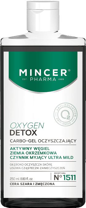 Mincer Pharma Oxygen Detox Carbo-gel oczyszczający nr 1511 250ml