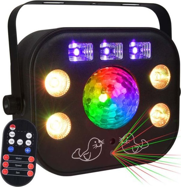 LIGHT4ME LIGHT4ME MULTIPHASE - Multiefekt LED UV wash strobe