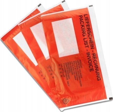 Emerson Koperty kurierskie Emerson DL transparentne czerwone (1000)