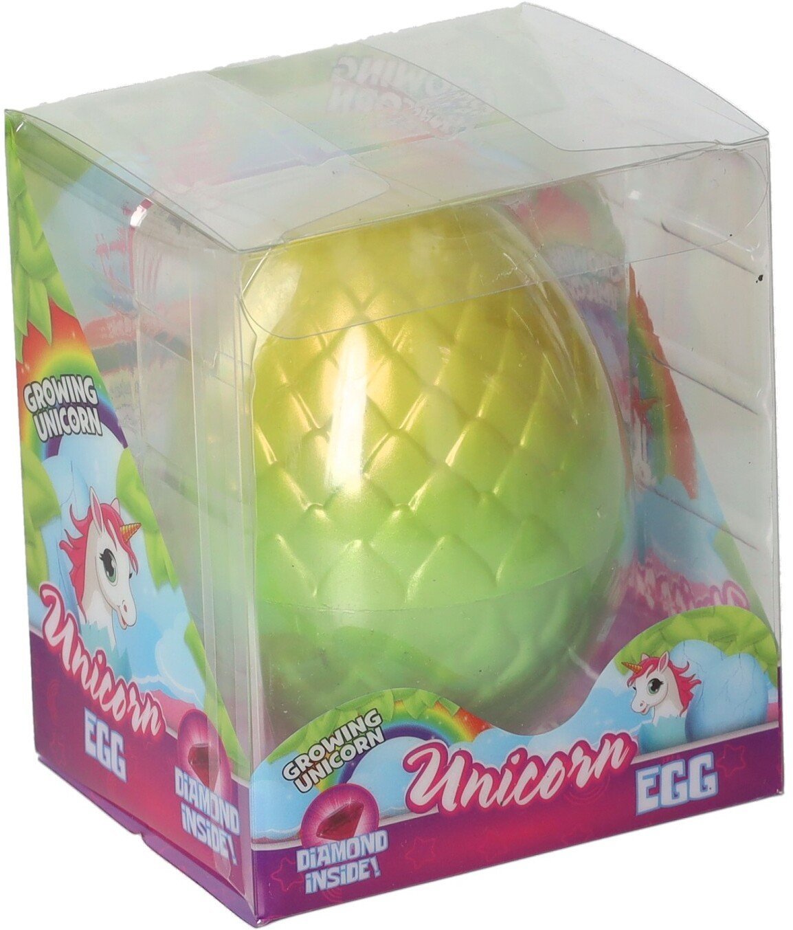 Jajo rosnące jednorożec 8cm z diament.622013 49810