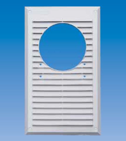 Maxpol Kratka do pochłaniacza 175x295mm fi120mm biała - 118