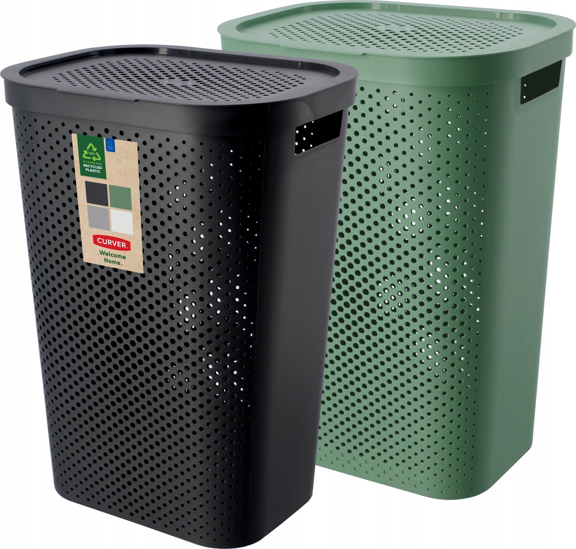 Kadax Curver Kosze Pojemniki Na Pranie Bieliznę 2x60L