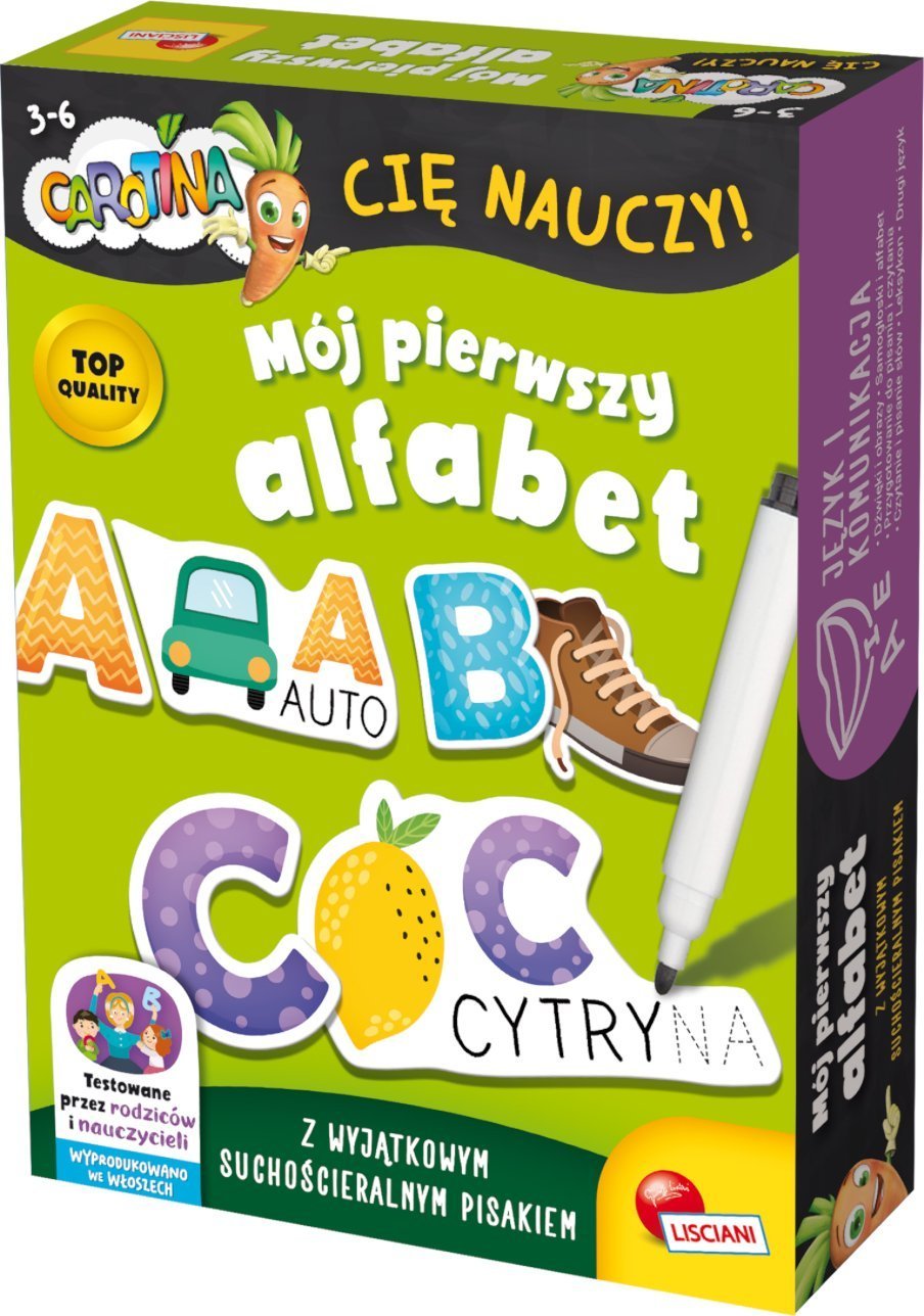 Lisciani Gra Carotina - Mój pierwszy alfabet