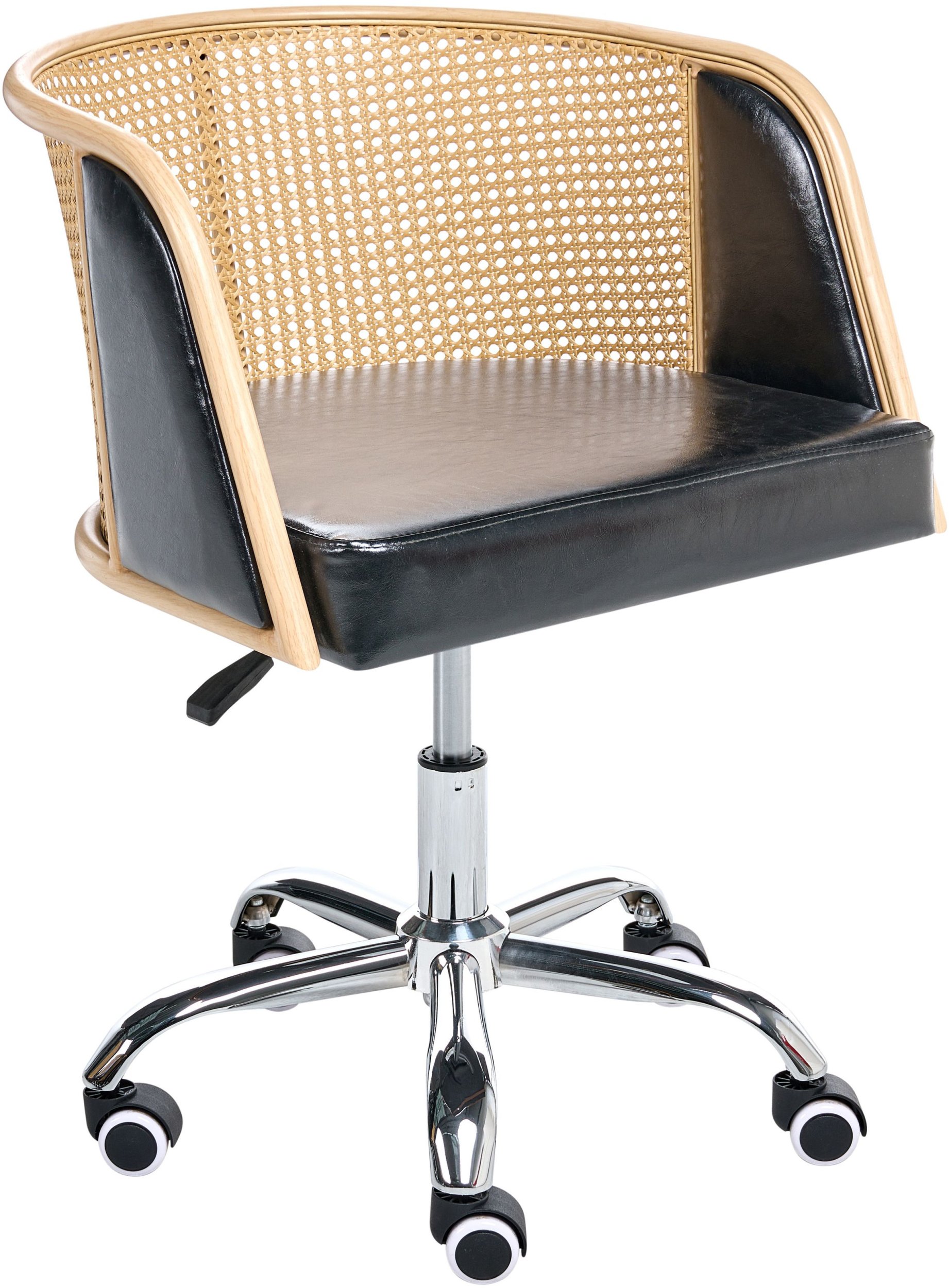 Krzesło biurowe Beliani Krzesło obrotowe ELKHART Czarny