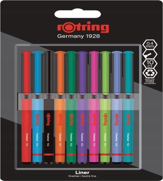 Parker Cienkopis 0,4mm 10 kolorów (544137)