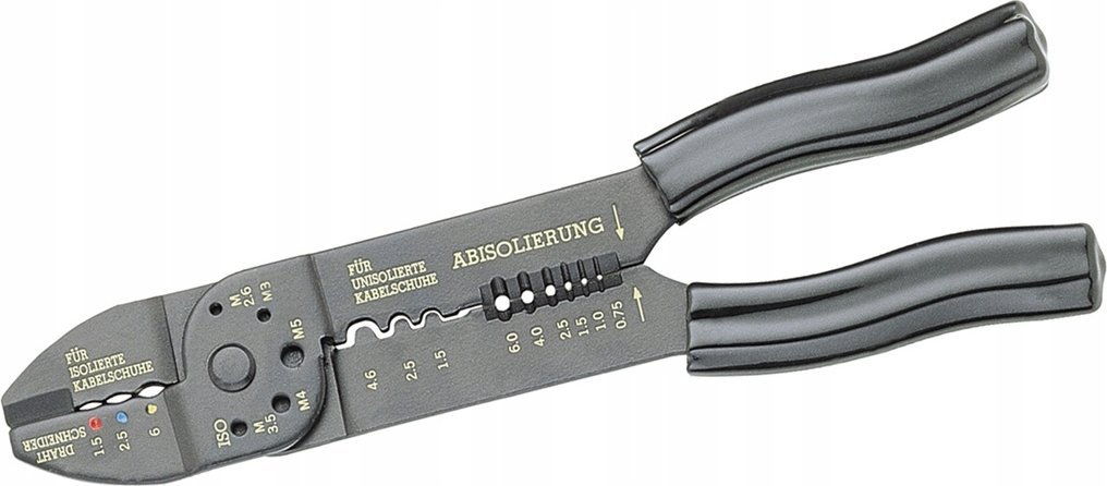 NWS Szczypce do zaciskania końcówek NWS izol. + zwykłe