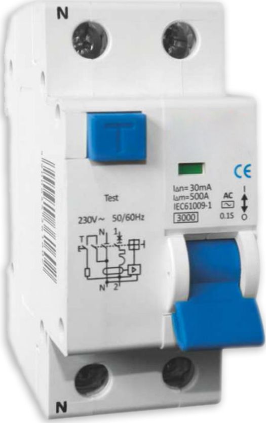 LC-Tec LC Wyłącznik różnicowonadprądowy 1P+N 16A typ AC