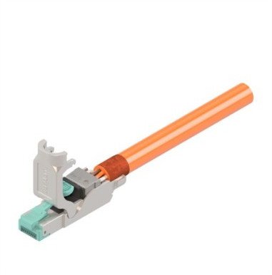 EasyLan fixLink Stecker RJ45 ekranowany, Kat.6A (ISO/IEC) srebrny