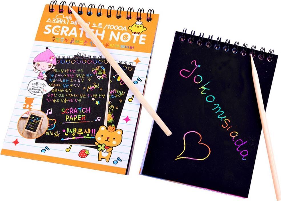 Jokomisiada Notes Tęczowa zdrapywanka z rysikiem ZA3913