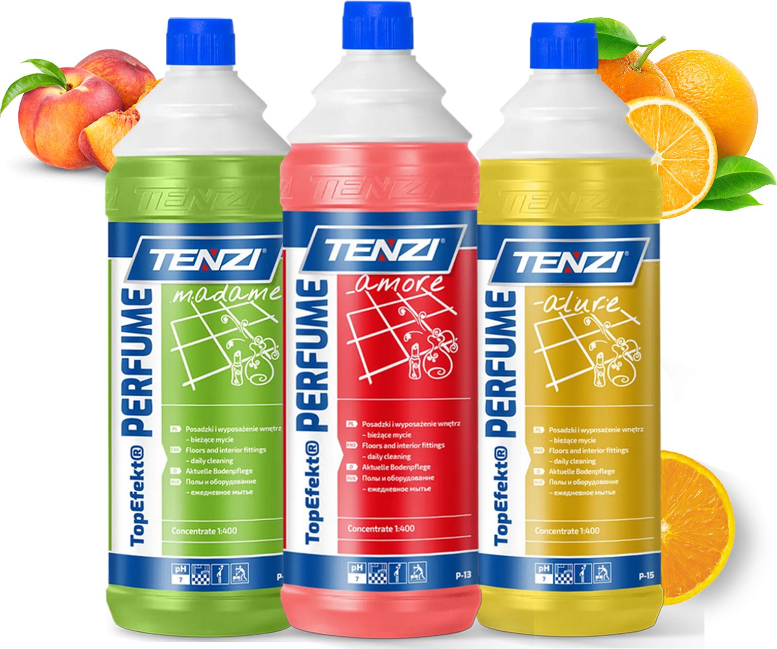Zestaw 3 x Płyn TENZI Top Efekt Perfume ALURE + AMORE + MADAME