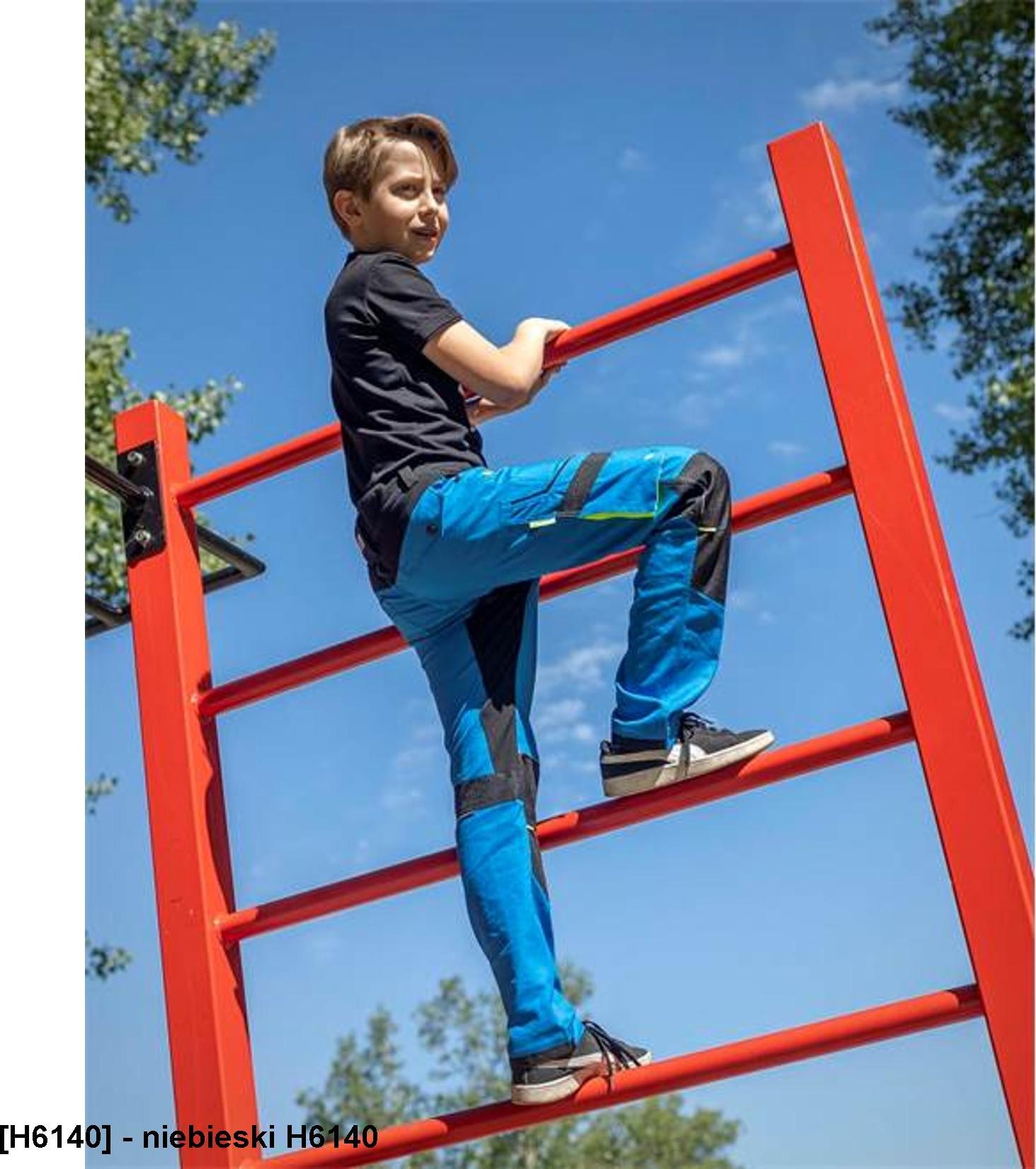 Ardon ARDON 4Xstretch - spodnie dziecięce elastyczne ARDON4Xstretch, zwiększoną wytrzymałość, 98% bawełna, 2% elastan - niebieski H6140 98-104