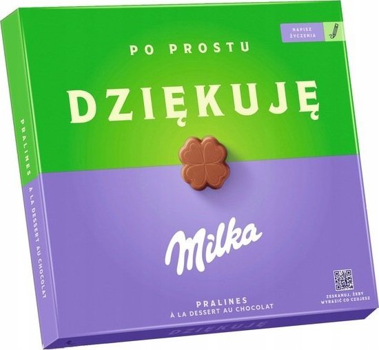 Milka Czekoladki mleczne z nadzieniem kakaowym 110 g