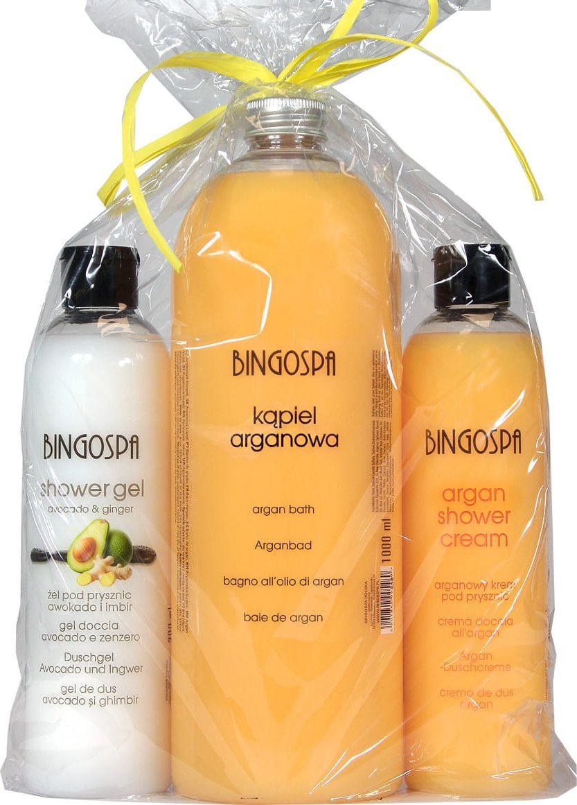 BingoSpa Zestaw nr 6 - Migdały i brzoskwinie - pod prysznic i do kąpieli
