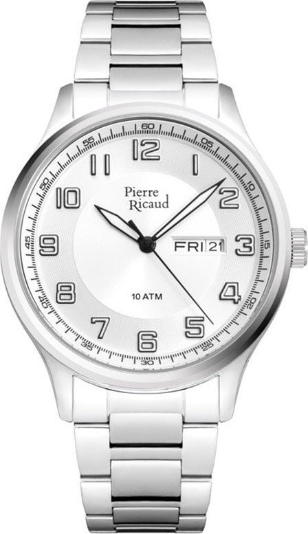 Zegarek Pierre Ricaud Zegarek męski Pierre Ricaud P60043.5123Q srebrny