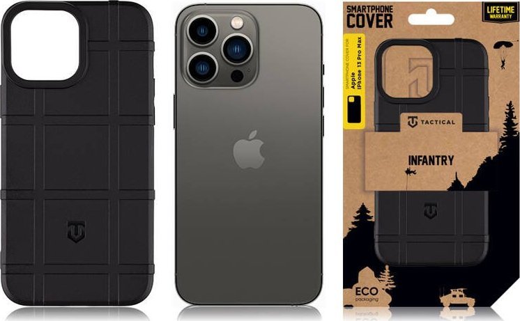 Tactical Infantry Cover for Apple iPhone 13 Pro Max Black standard